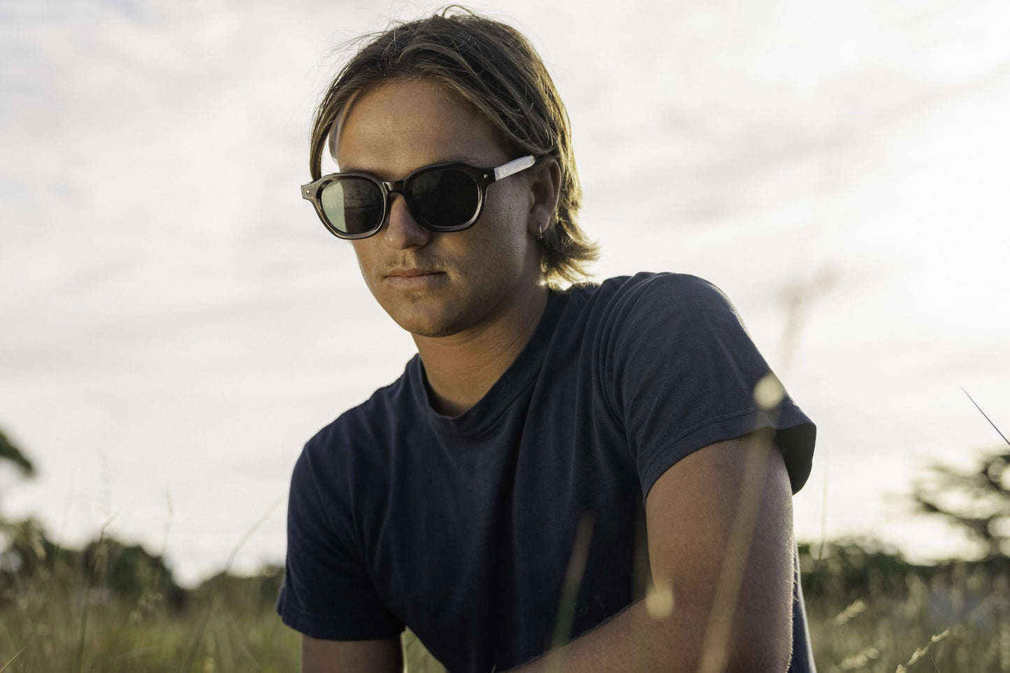 Baunelin Oxford luxury sunglasses with a sleek design. Featuring a high-quality frame and premium lenses for a timeless, elegant look.